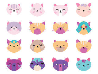  Cat icon in EPS10 vector format isolated