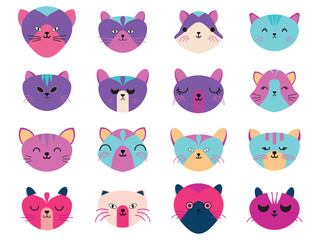  Cat icon in EPS10 vector format isolated
