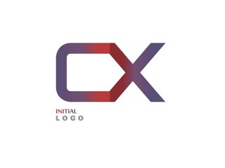 CX Initial Logo for your startup venture