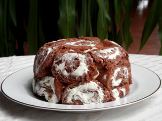 Pastel Carlota Chocolate y Vainilla