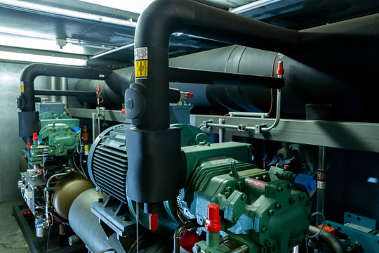Ammoniak K&auml;lteanlage, K&uuml;hlung f&uuml;r Gew&auml;chshaus, automatische Steuerung