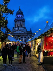 Fototapeta premium Berliński targ bożonarodzeniowy