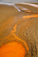 Europa, Deutschland, Sachsen, Osterzgebirge, Landkreis Sächsische Schweiz, Talsperre Lehnmühle, ausgetrocknetes Becken,