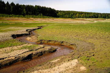 Europa, Deutschland, Sachsen, Osterzgebirge, Landkreis Sächsische Schweiz, Talsperre Lehnmühle,...