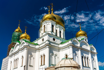 Fototapeta na wymiar Rostov-on-Don Cathedral of the Nativity of the Blessed Virgin Mary. Russia