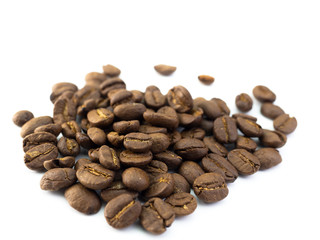 Coffee Beans isolated on white background.