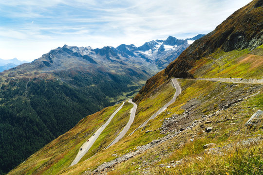 Timmelsjoch (Italian Passo del Rombo) is an Alpine road saddle located on the border of Austria and Italy.