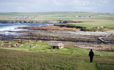 Panoramic of Coastal Landscape