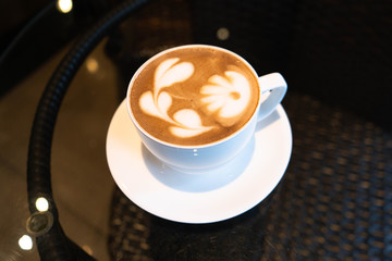 coffee and chocolate dessert 