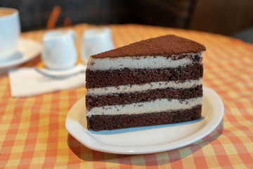 coffee and chocolate dessert 