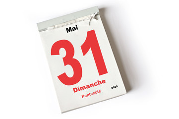 31. Mai 2020 Pentec&ocirc;te