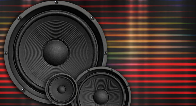 Music background collage