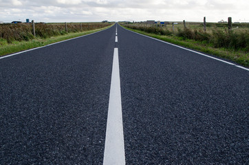 Looking down a long Road