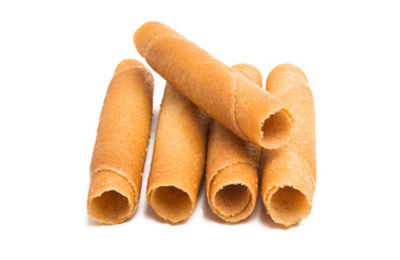 crispy rolls isolated