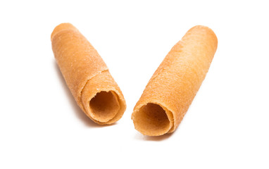 crispy rolls isolated