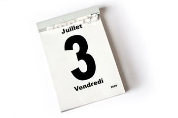 3. Juillet 2020