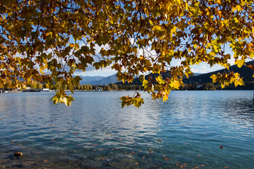 Herbststimmung am Wörther See in Klagenfurt
