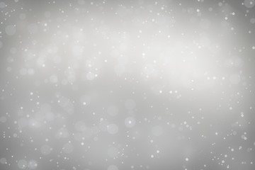 abstract white silver bokeh defocused background