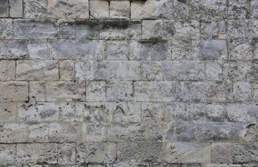 pattern gray color of modern style design decorative uneven cracked real stone wall surface with cement