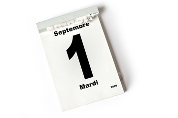 1. Septembre 2020