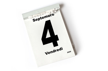 4. Septembre 2020