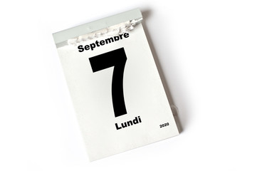 7. Septembre 2020