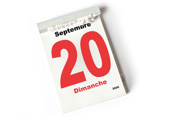 20. Septembre 2020