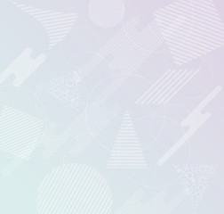 Abstract techno background withwaves and geometric elements, can be used for brochures, banners, placards, posters, flyers.