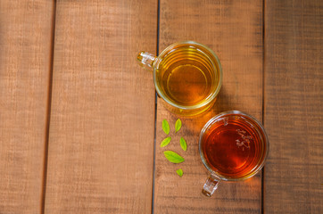 Tisana flavors and nature flowers