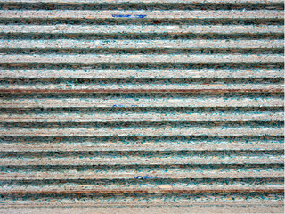 Background of the ends of the laminated grooved chipboard