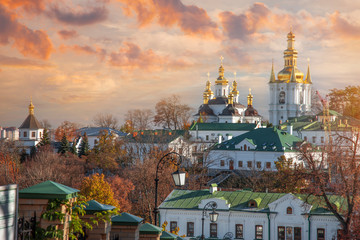 View of Kiev Pechersk Lavra