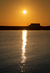 Obraz premium Sunset in the sea