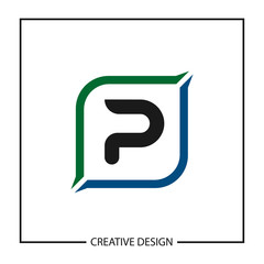 Initial Letter P Logo Template Vector Design