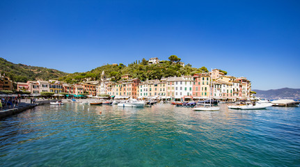 Fototapeta na wymiar Portofino Panorama