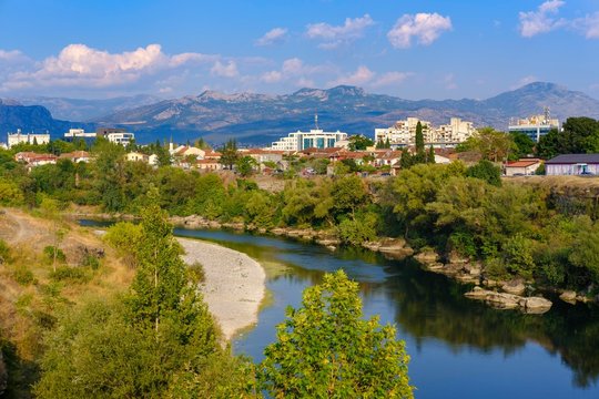 River Moraca, Podgorica, Montenegro, Europe