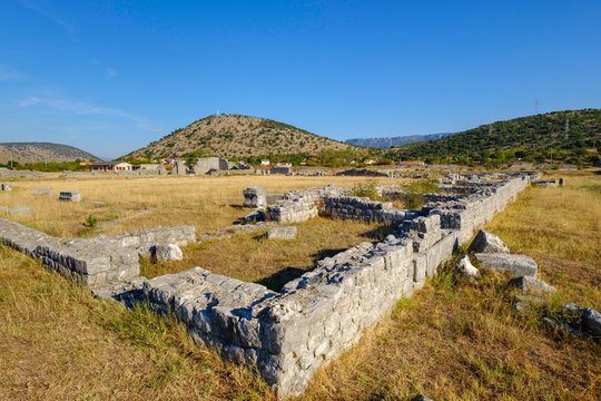 Excavation site, Ancient Illyrian city Duklja, Doclea, Podgorica, Montenegro, Europe