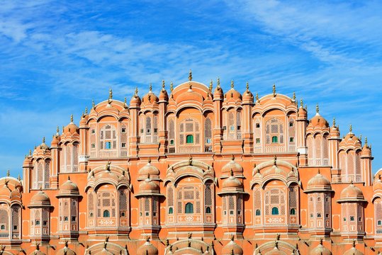 Facade, Hawa Mahal, Palace of the Winds, Jaipur, Rajasthan, India, Asia