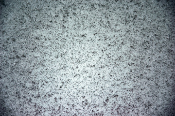 Snow cover texture shot at the beginning of winter