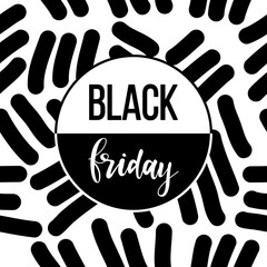 Black friday sale event theme. Abstract black friday pattern background for design shop advertising, market card, party invitation, poster, t shirt, modern web banner etc.