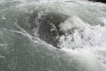 mountain river's whirlpool