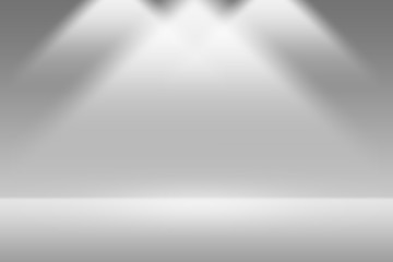 Product showcase spotlight background. Clean photographer studio.