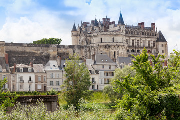 Fototapeta na wymiar Schloss Amboise an der Loire, Frankreich