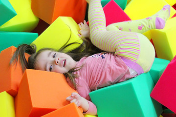 baby at a kid's club.rest in the children's center.child in the entertainment center