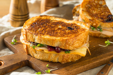 Homemade Thanksgiving Turkey Panini