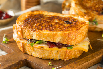 Homemade Thanksgiving Turkey Panini