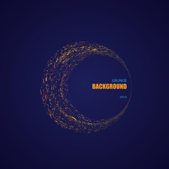 Fototapeta premium Grunge circle wallpaper
