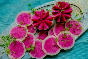 Sliced Radish 