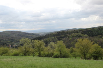 Obraz premium Spring landscape (photo Czech Republic, Europe)