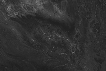 Fototapeta premium Acrylic colorful abstract background with waves and strokes. Trendy look. Chaotic abstract organic design. 