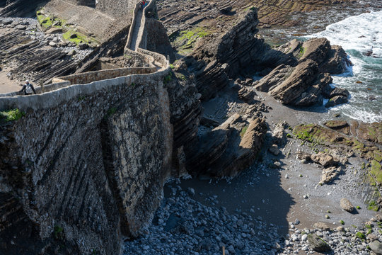 At the top of Gaztelugatxe or Dragonstone stairs